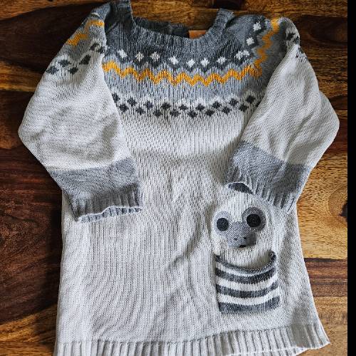 Pusblu Pulli Maus, Größe: 86, zu finden beim Stand 60 am Standort Flohkids Hamburg Nord