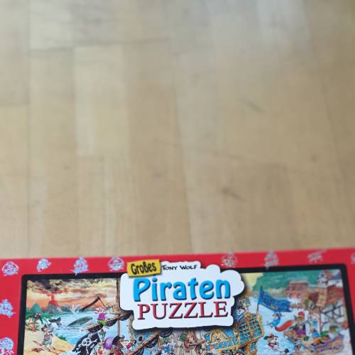 Piraten Puzzle  Größe: 125 Teile ab  Größe: 6, zu finden beim Stand 4 am Standort Flohkids Hamburg Nord