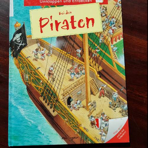 Buch Piraten, zu finden beim Stand 127 am Standort Flohkids Hamburg Nord