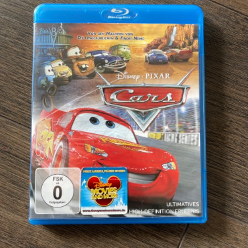 Blu Ray Disney Cars, zu finden beim Stand 106 am Standort Flohkids Hamburg Nord