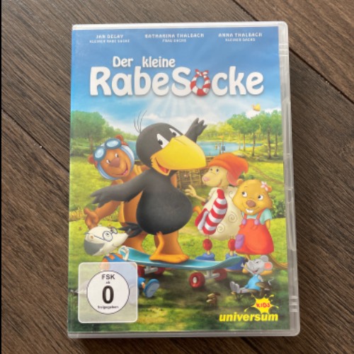 DVD der kleine Rabe Socke , zu finden beim Stand 106 am Standort Flohkids Hamburg Nord