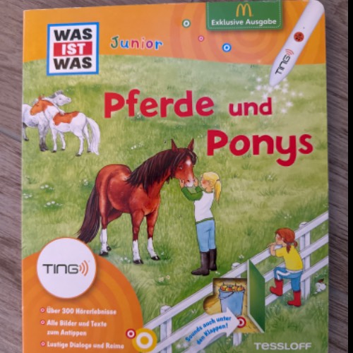 WIW Buch - Pferde und Ponys, zu finden beim Stand 22 am Standort Flohkids Hamburg Nord