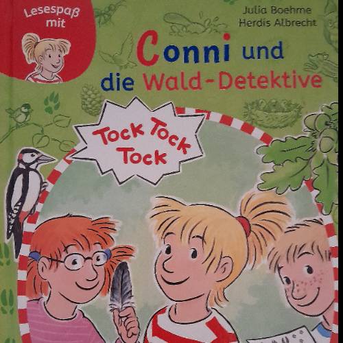 Buch Conni & die Walddetektive, zu finden beim Stand 19 am Standort Flohkids Hamburg Nord