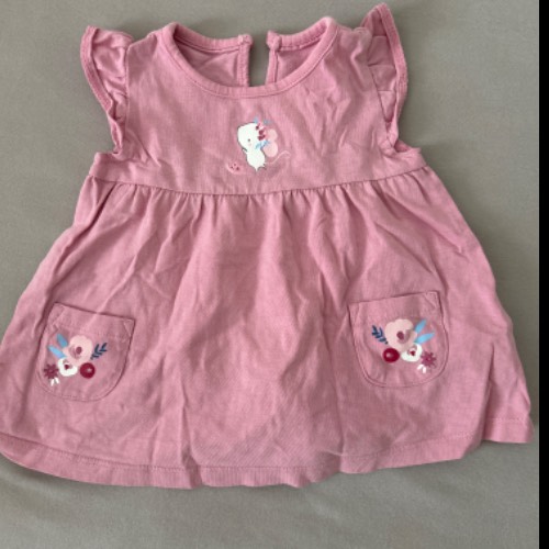 C&A Baby-Kleid  Größe: 56 rosa kurz, zu finden beim Stand 243 am Standort Flohkids Hamburg Nord