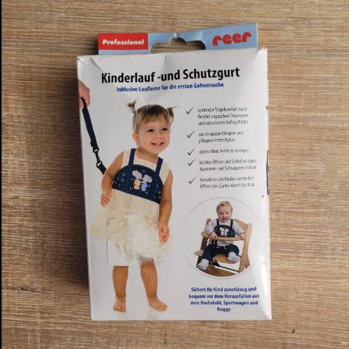 Reer Kinderlauf & Schutzgurt, zu finden beim Stand 137 am Standort Flohkids Hamburg Nord