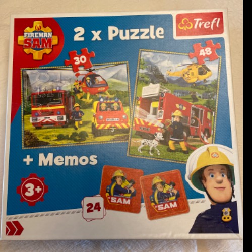 Feuerwehrmann Sam Puzzle , zu finden beim Stand 101 am Standort Flohkids Hamburg Nord