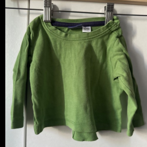 Grünes Sweatshirt  Größe: 62/68, zu finden beim Stand 66 am Standort Flohkids Hamburg Nord