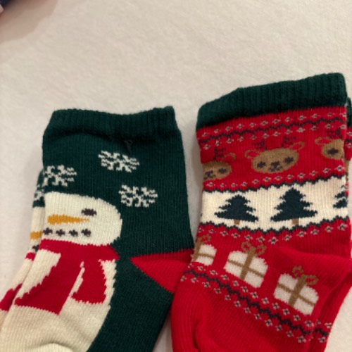 Socken neu Weihnachtlich  Größe: 14/15, zu finden beim Stand 111 am Standort Flohkids Hamburg Nord