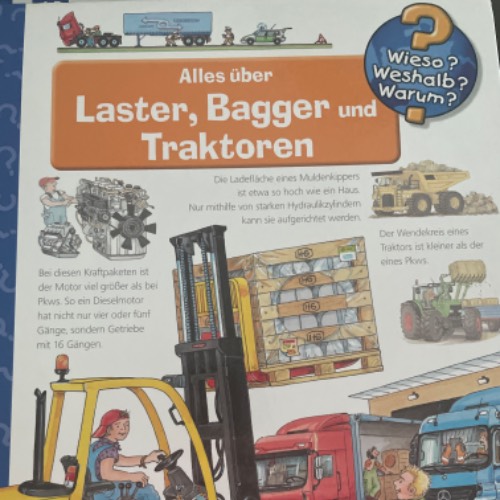 Wieso W Warum Bagger, Traktoren, zu finden beim Stand 21 am Standort Flohkids Hamburg Nord