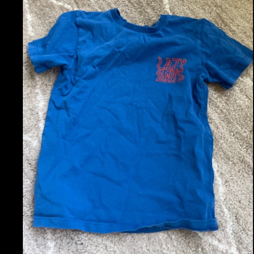 Kanz T-Shirt blau  Größe: 122, zu finden beim Stand 263 am Standort Flohkids Hamburg Nord