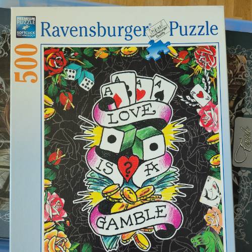 Ravensburger Puzzle  Größe: 500 Teile, zu finden beim Stand 196 am Standort Flohkids Hamburg Nord