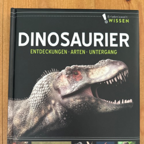 Dinosaurier Lexikon , zu finden beim Stand 29 am Standort Flohkids Hamburg Nord
