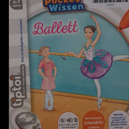 Tiptoi Buch Ballett , zu finden beim Stand 24 am Standort Flohkids Hamburg Nord