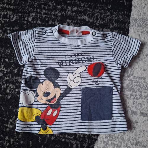 Disney Baby T-shirt  Größe: 62 mickey, zu finden beim Stand 159 am Standort Flohkids Hamburg Nord