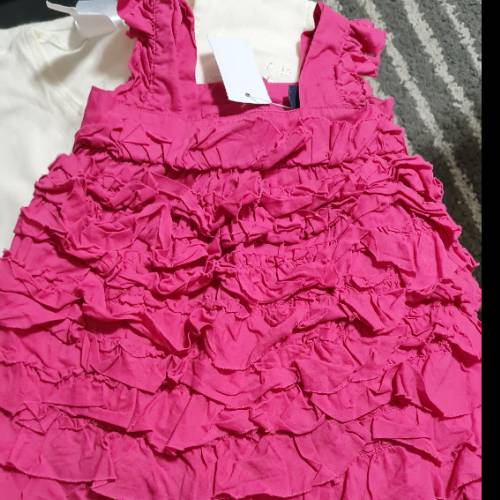 GAP Kleid pink Rüsche  Größe: 68, zu finden beim Stand 58 am Standort Flohkids Hamburg Nord