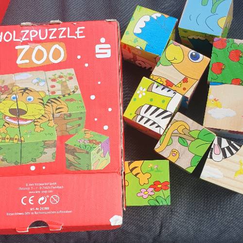 Holpuzzle Zoo, zu finden beim Stand 4 am Standort Flohkids Hamburg Nord