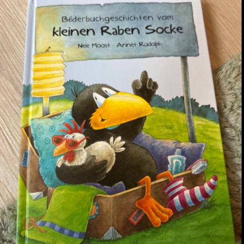 Buch Rabe Socke, zu finden beim Stand 117 am Standort Flohkids Hamburg Nord