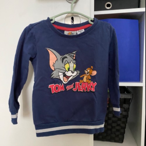 Tom & Jerry Pullover  Größe: 92, zu finden beim Stand 41 am Standort Flohkids Hamburg Nord