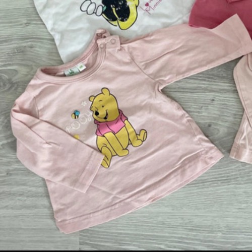 Shirt rosa Winnie Pooh  Größe: 68, zu finden beim Stand 161 am Standort Flohkids Hamburg Nord