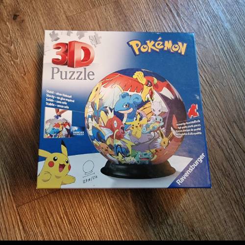 Pokemon  Größe: 3 D Puzzel *, zu finden beim Stand 47 am Standort Flohkids Hamburg Nord