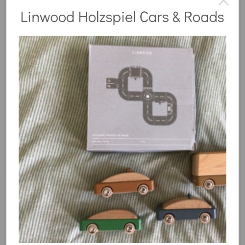 Liewood Holzspiel Cars & Roads, zu finden beim Stand 160 am Standort Flohkids Hamburg Nord