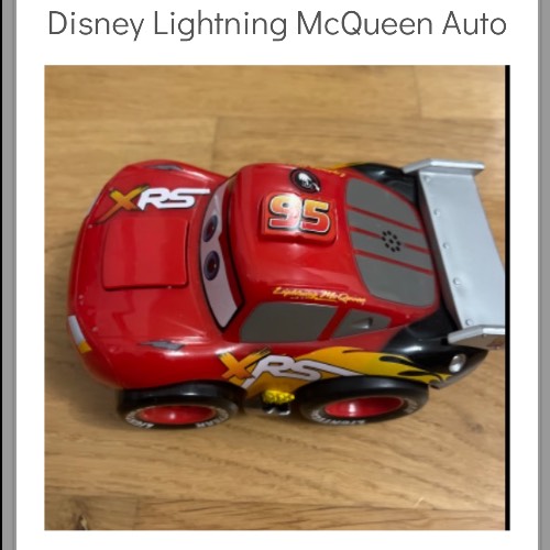 Disney Lightning McQueen Auto , zu finden beim Stand 160 am Standort Flohkids Hamburg Nord