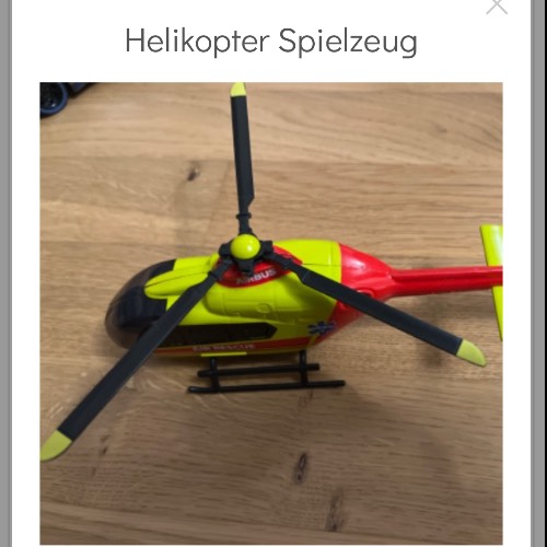 Helikopter Spielzeug, zu finden beim Stand 160 am Standort Flohkids Hamburg Nord