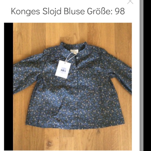 Konges Slojd Bluse  Größe: 98 , zu finden beim Stand 160 am Standort Flohkids Hamburg Nord