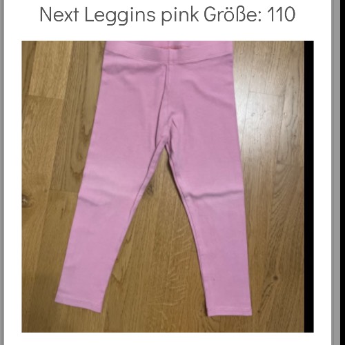 Next Leggins pink  Größe: 110, zu finden beim Stand 160 am Standort Flohkids Hamburg Nord