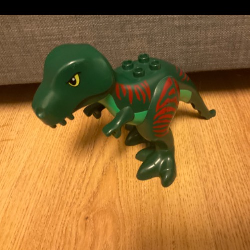 Lego Duplo Tyrannosaurus Rex , zu finden beim Stand 126 am Standort Flohkids Hamburg Nord