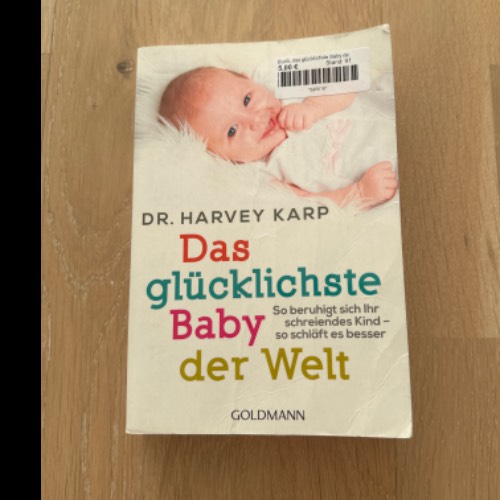 Buch, das glücklichste Baby de, zu finden beim Stand 254 am Standort Flohkids Hamburg Nord