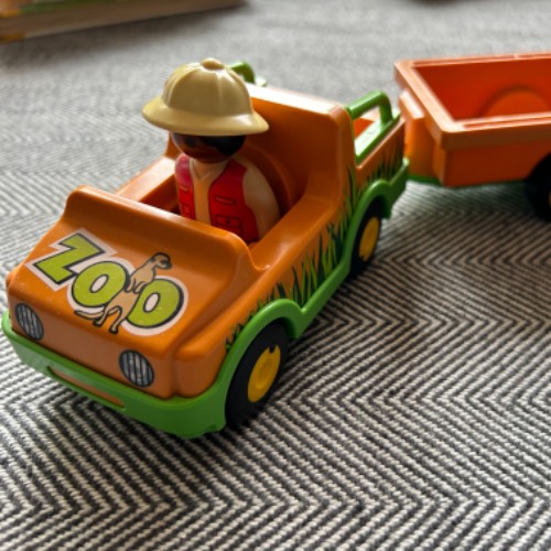 Playmobil  : Zoowagen mit Figu, zu finden beim Stand 117 am Standort Flohkids Hamburg Nord