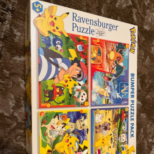  Ravensburger Puzzle  Größe: 5+ Größe: 4 x100, zu finden beim Stand 120 am Standort Flohkids Hamburg Nord