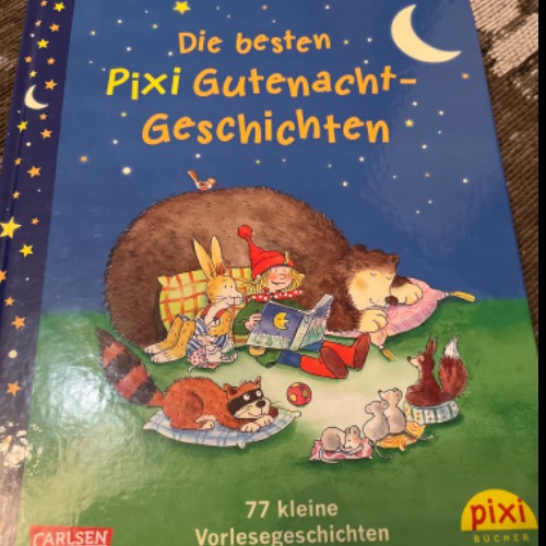 Buch Pixi Gutenachtgeschichten, zu finden beim Stand 120 am Standort Flohkids Hamburg Nord