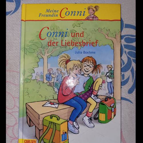 Buch Conni und der Liebesbrief, zu finden beim Stand 32 am Standort Flohkids Hamburg Nord