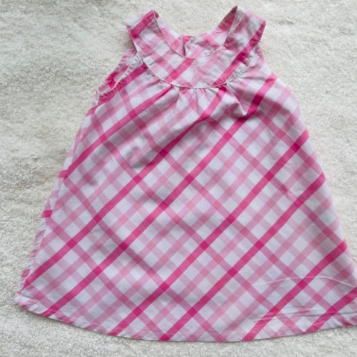 H&M Kleid rosa weiß Größe: 80, zu finden beim Stand 50 am Standort Flohkids Hamburg Nord