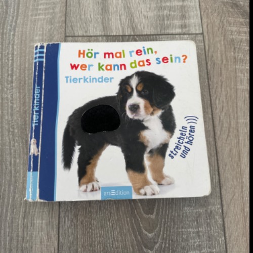 Buch Tierkinder, zu finden beim Stand 14 am Standort Flohkids Hamburg Nord