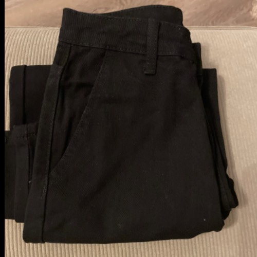 Weite Jeanshose schwarz  Größe: 140, zu finden beim Stand 83 am Standort Flohkids Hamburg Nord