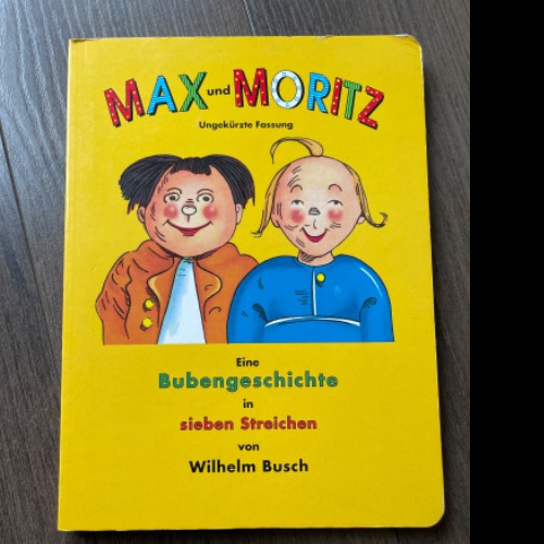 Buch Max &Moritz ungekürzt , zu finden beim Stand 106 am Standort Flohkids Hamburg Nord