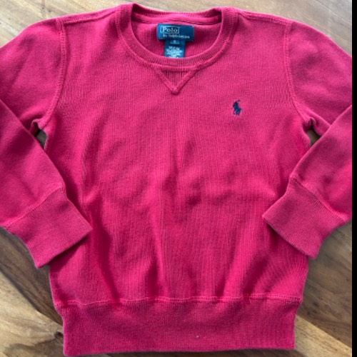 Pullover rot Polo Ralph L. Größe: 6 J., zu finden beim Stand 121 am Standort Flohkids Hamburg Nord