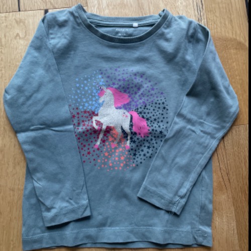 Name it Shirt Einhorn  Größe: 92, zu finden beim Stand 100 am Standort Flohkids Hamburg Nord