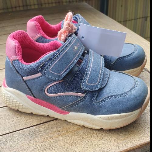 Sneaker blau/pink  Größe: 24, zu finden beim Stand 24 am Standort Flohkids Hamburg Nord