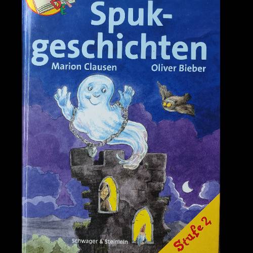 Buch Spukgeschichten, zu finden beim Stand 24 am Standort Flohkids Hamburg Nord