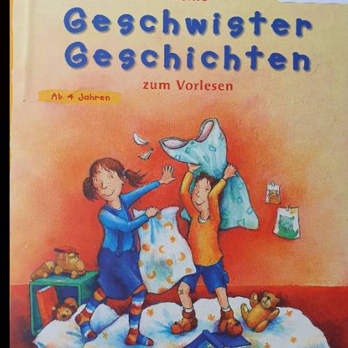 Buch Geschwistergeschichten, zu finden beim Stand 24 am Standort Flohkids Hamburg Nord