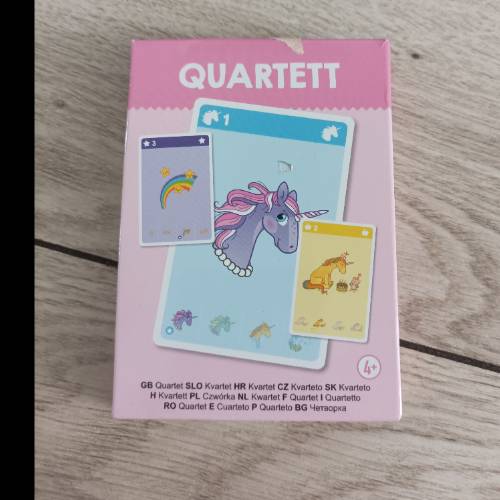 Kartenspiel Quartett J, zu finden beim Stand 176 am Standort Flohkids Hamburg Nord