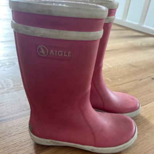 Aigle Gummistiefel  Größe: 27 rosa, zu finden beim Stand 100 am Standort Flohkids Hamburg Nord