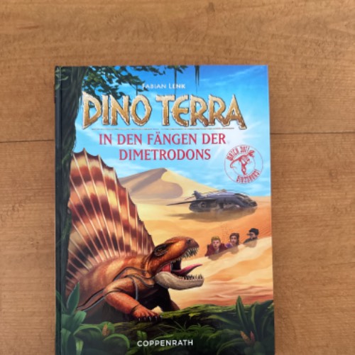 Dino Terra Dimetrodon Buch6, zu finden beim Stand 29 am Standort Flohkids Hamburg Nord