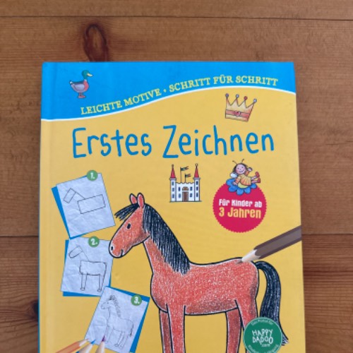 Erstes Zeichnen Buch ab  Größe: 3 J., zu finden beim Stand 29 am Standort Flohkids Hamburg Nord