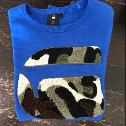 G-STAR Sweater  Größe: 152 blau, zu finden beim Stand 56 am Standort Flohkids Hamburg Nord