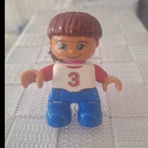 Lego Duplo Figur Kind Junge, zu finden beim Stand 262 am Standort Flohkids Hamburg Nord